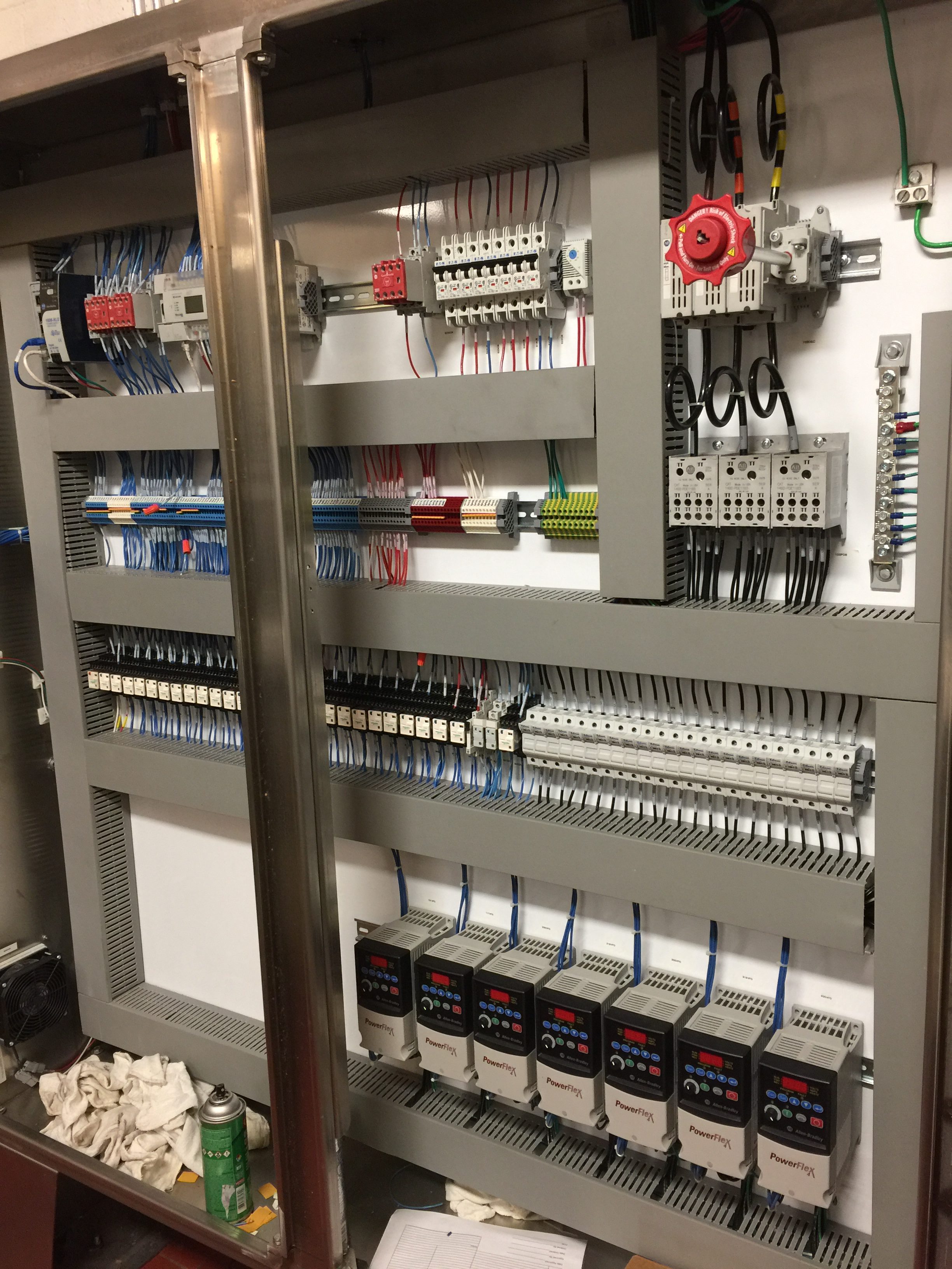 Shertzer Electric Control Panel for Process Conveyors